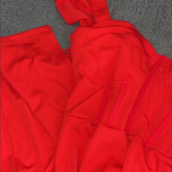 XL FLUTTER RUFFLE SLEEVE WEDDING PARTY PROM GRADUATION DRESS CHRISTMAS VDAY - Picture 3 of 3